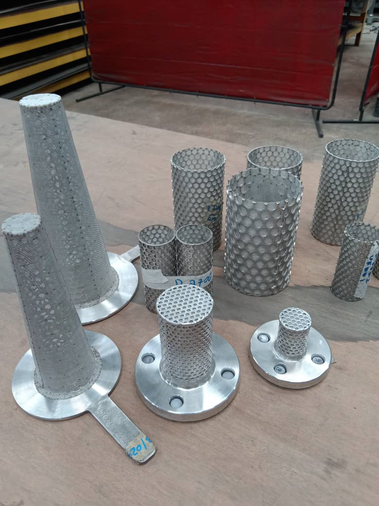 Custom Fabricated Industrial Screen Screen Strainers Custom Metal